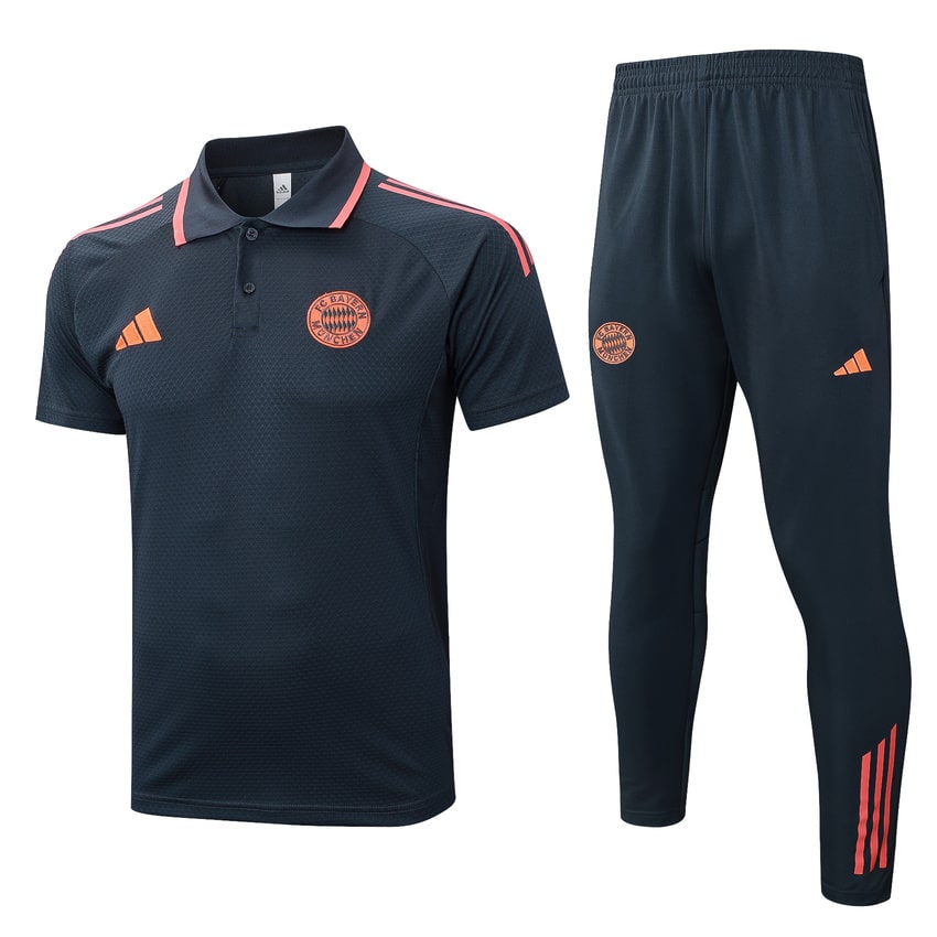 Polo Bayern Munich Homme 2025 2026 Noir Clair | Foot Sport