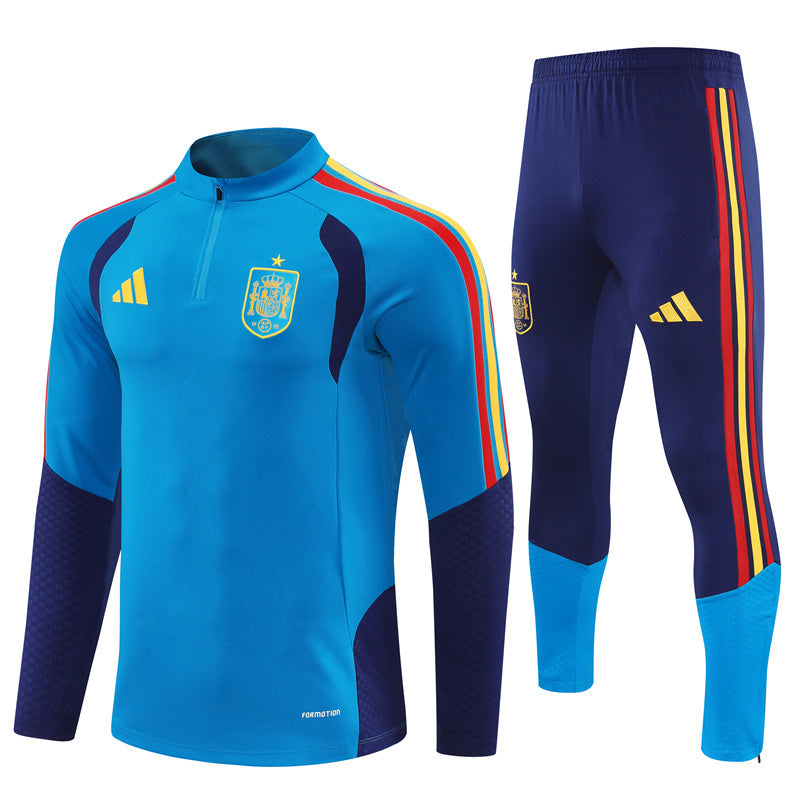 Survetement Espagne Training Homme/Enfant 2026 2027 Bleu