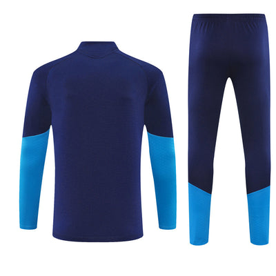Survetement Espagne Training Homme/Enfant 2026 2027 Bleu Foncé