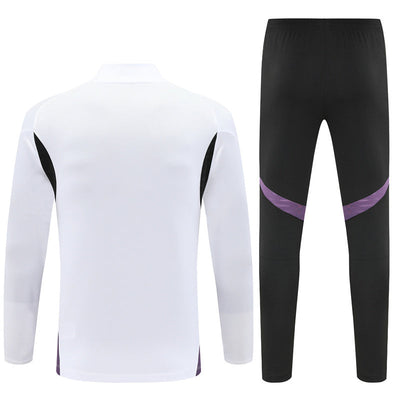 Survetement Manchester United Training Homme/Enfant 2025 2026 Blanc Violet