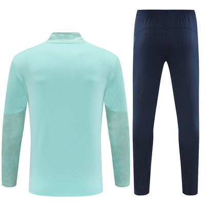Survetement Marseille OM Training Homme/Enfant 2025 2026 Bleu Ciel