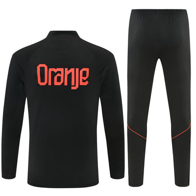 Survetement Pays-Bas Training Homme/Enfant 2026 2027 Noir