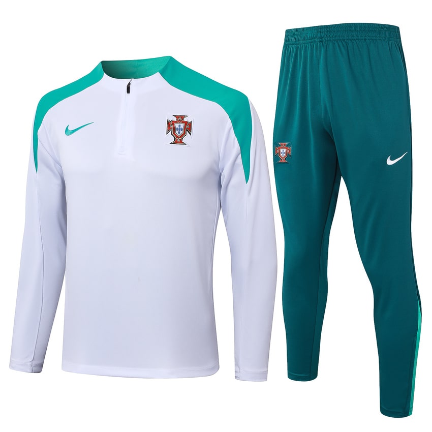 Survetement Portugal Training Homme/Enfant 2024 2025 Blanc