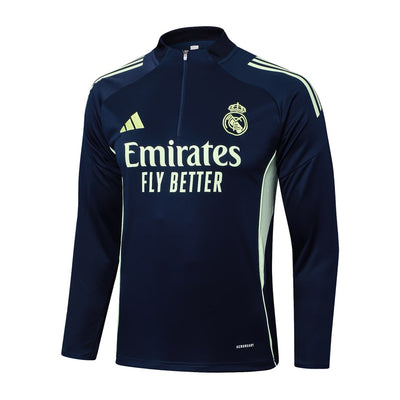 Survetement Real Madrid Training Homme/Enfant 2025 2026 Bleu Sombre
