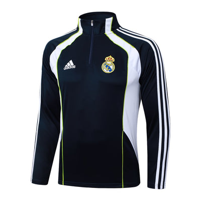 Survetement Real Madrid Training Homme/Enfant 2025 2026 Noir Blanc