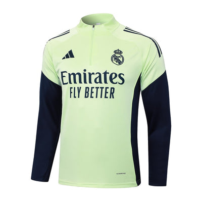 Survetement Real Madrid Training Homme/Enfant 2025 2026 Vert Clair