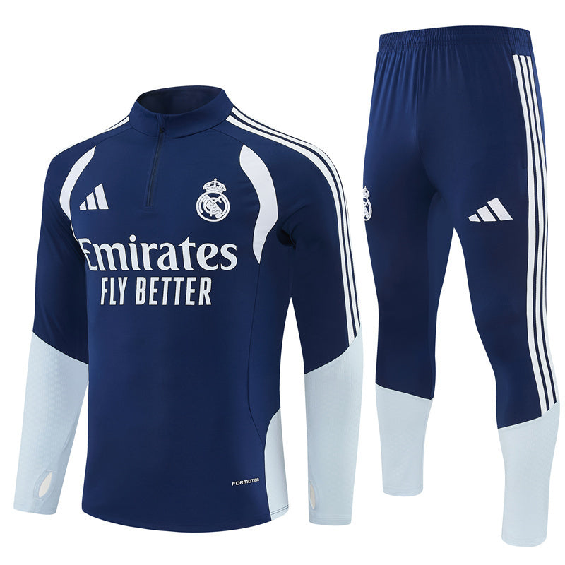 Survetement Real Madrid Training Homme/Enfant 2026 2027 Royal Bleu