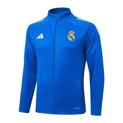 Survetement Real Madrid Veste Homme/Enfant 2025 2026 Bleu Clair