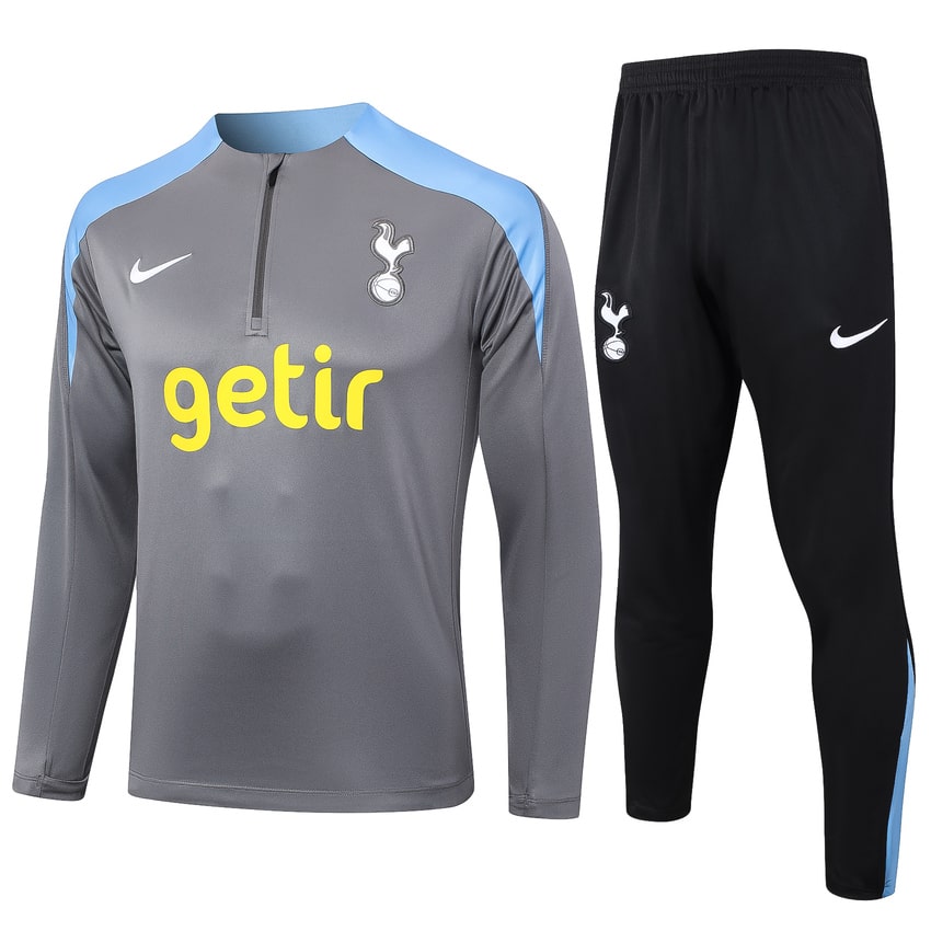 Survetement Tottenham Training Homme/Enfant 2024 2025 Gris | Foot Sport