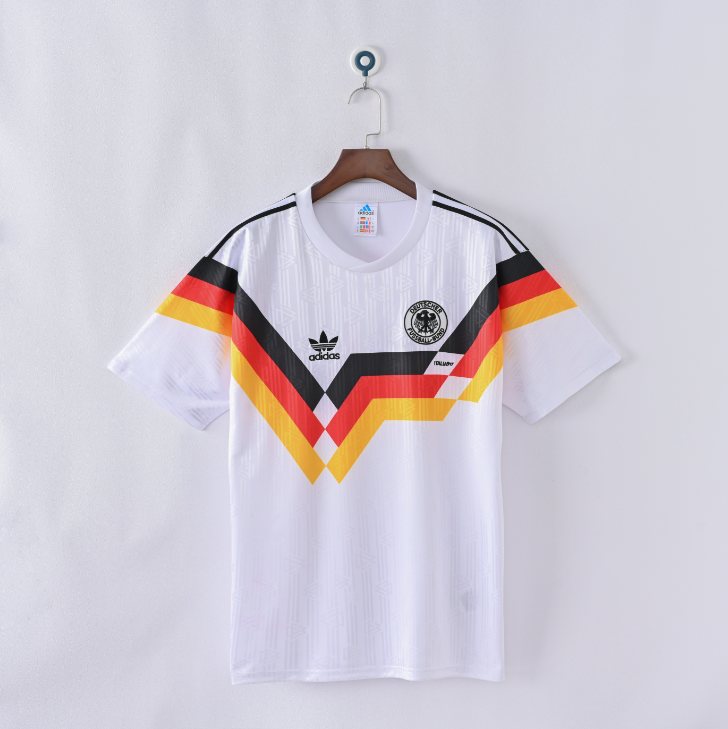 Maillot Allemagne Retro Vintage 1990 Domicile Homme