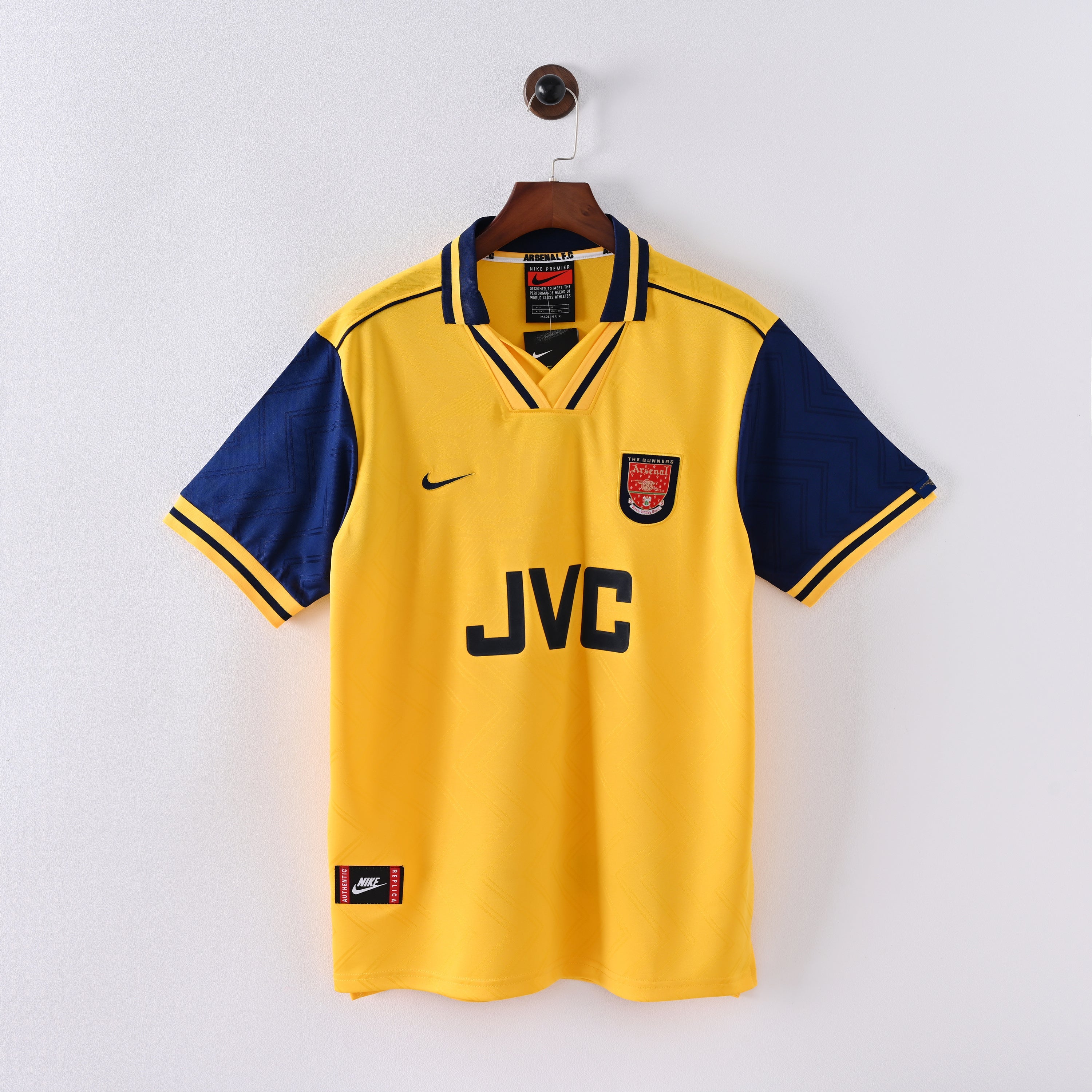 Maillot Arsenal Retro Vintage 1996-1997 Exterieur Homme