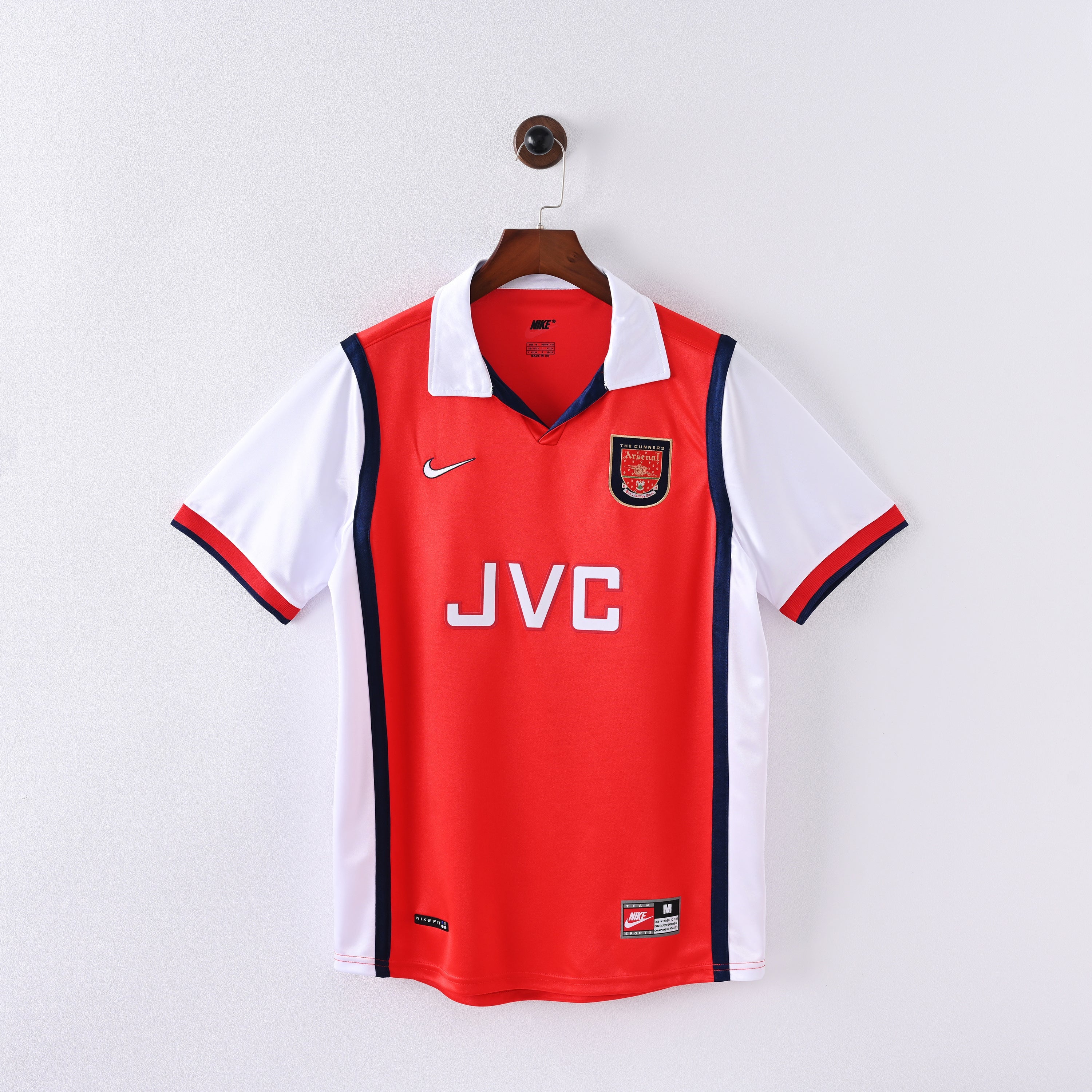 Maillot Arsenal Retro Vintage 1996-1998 Domicile Homme