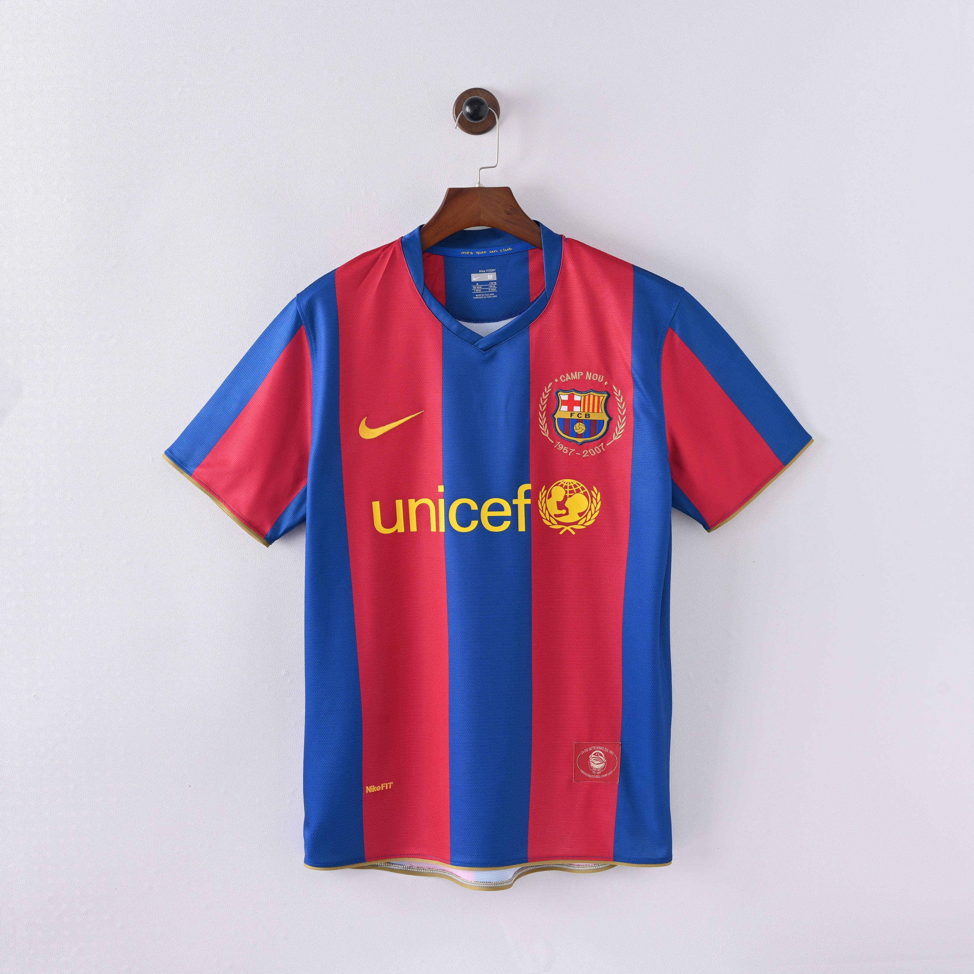 Maillot Barcelone Retro Vintage 2007-2008 Domicile Homme | Foot Sport