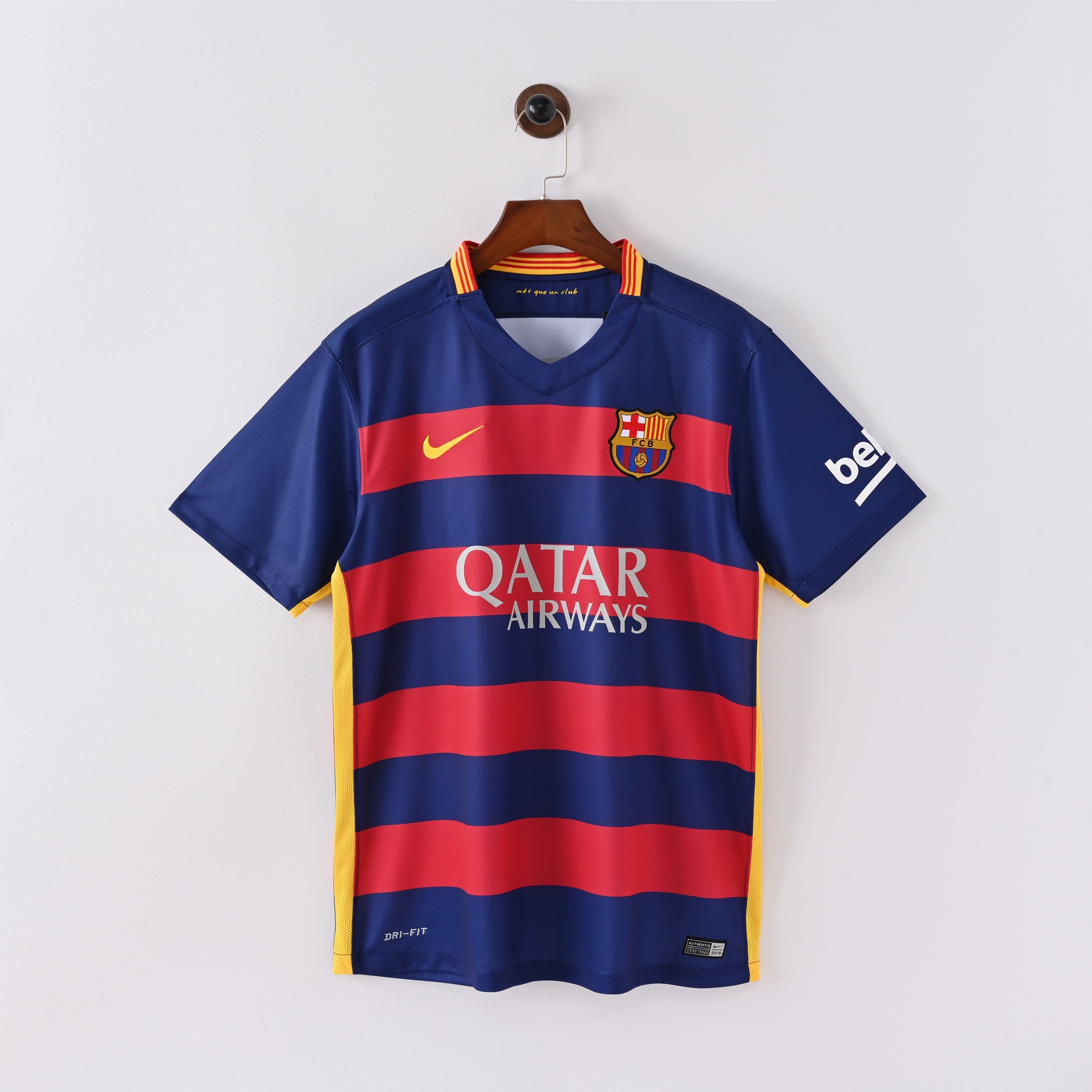 Maillot Barcelone Retro Vintage 2015-2016 Domicile Homme