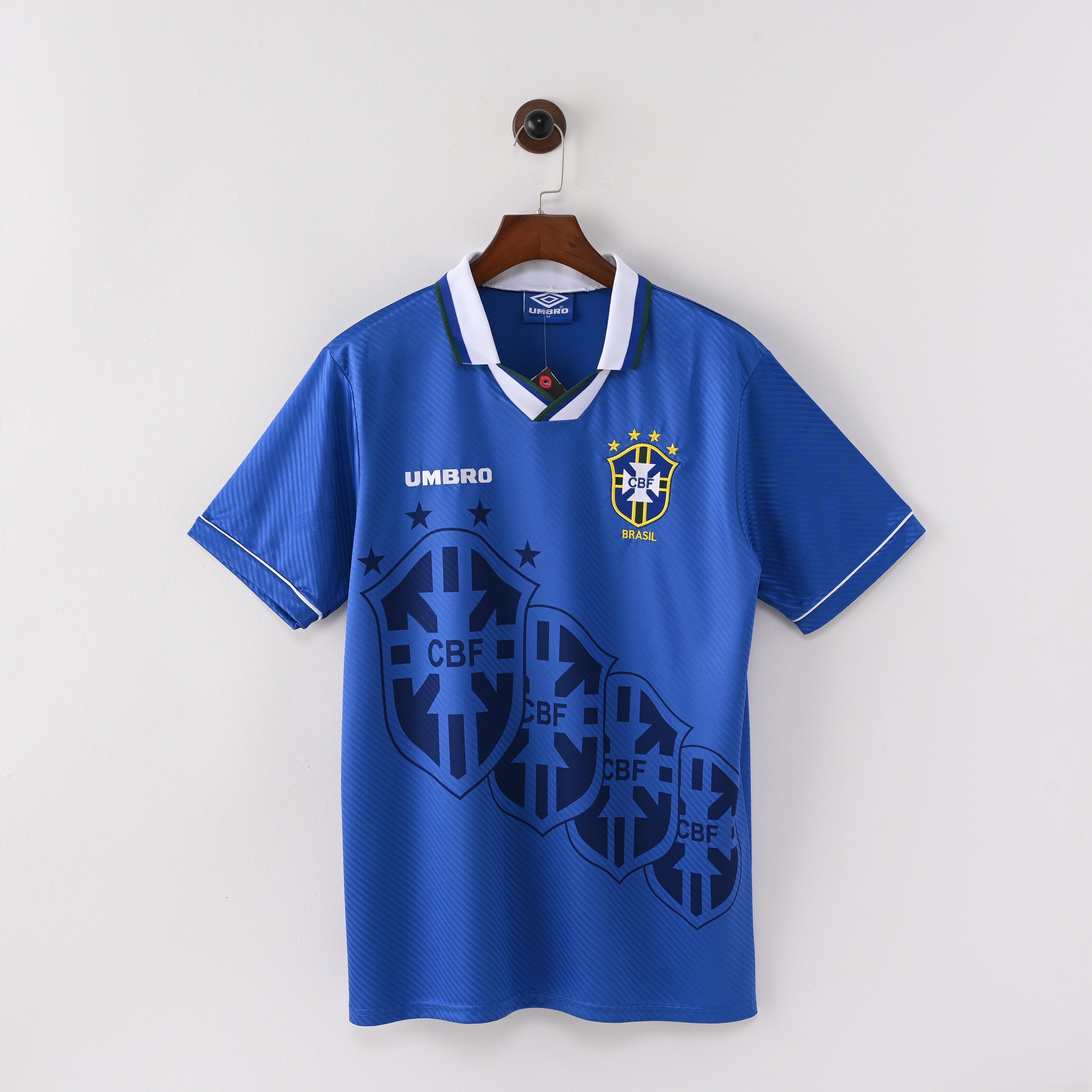 Maillot Bresil Retro Vintage 1995-1997 4 Etoile Exterieur Homme