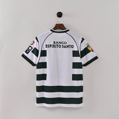 Maillot Sporting FC Retro Vintage 2002-2003 Domicile Homme