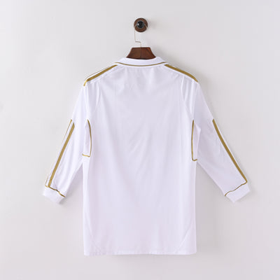 Maillot Real Madrid Manches Longues Retro Vintage 2011-2012 Domicile Homme