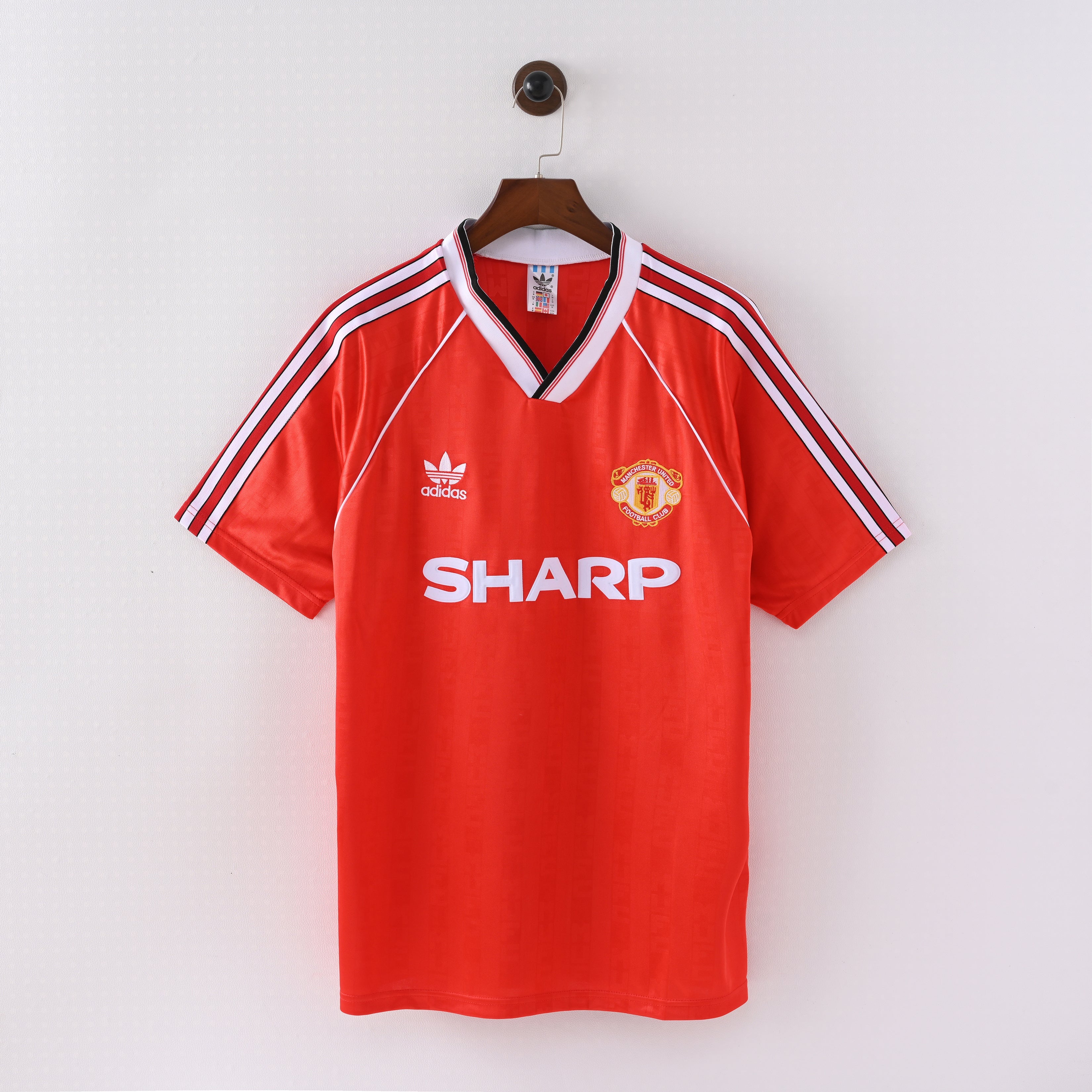 Maillot Manchester United Retro Vintage 1989-1990 Domicile Homme
