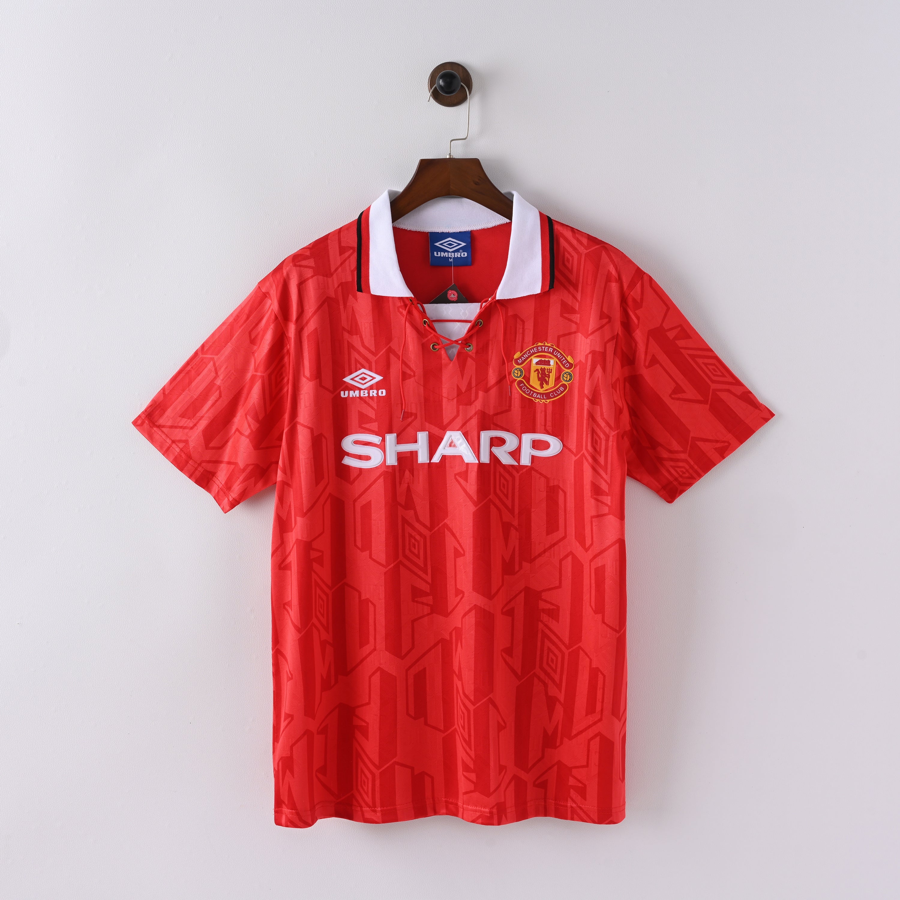 Maillot Manchester United Retro Vintage 1993-1994 Domicile Homme