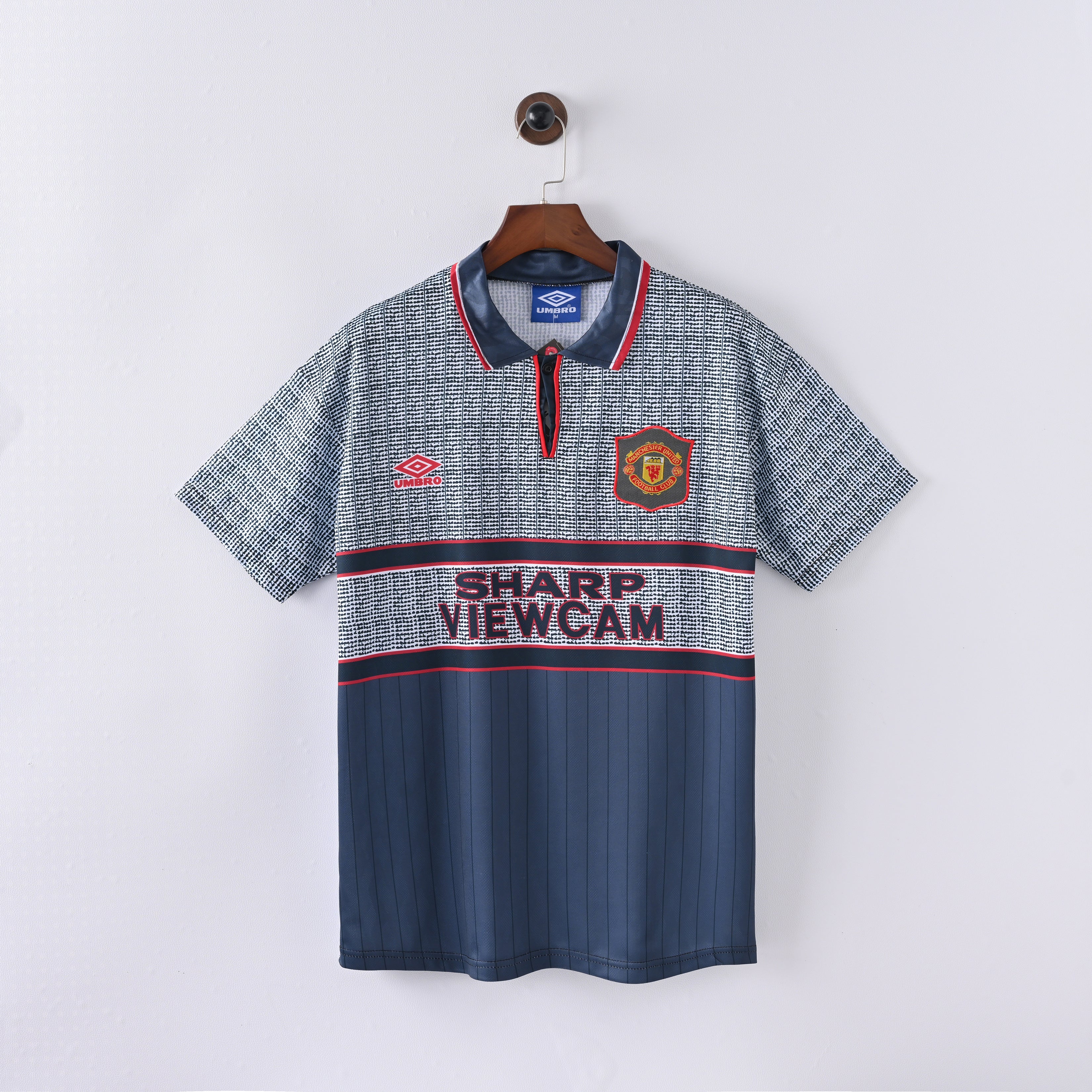 Maillot Manchester United Retro Vintage 1995-1996 Exterieur Homme