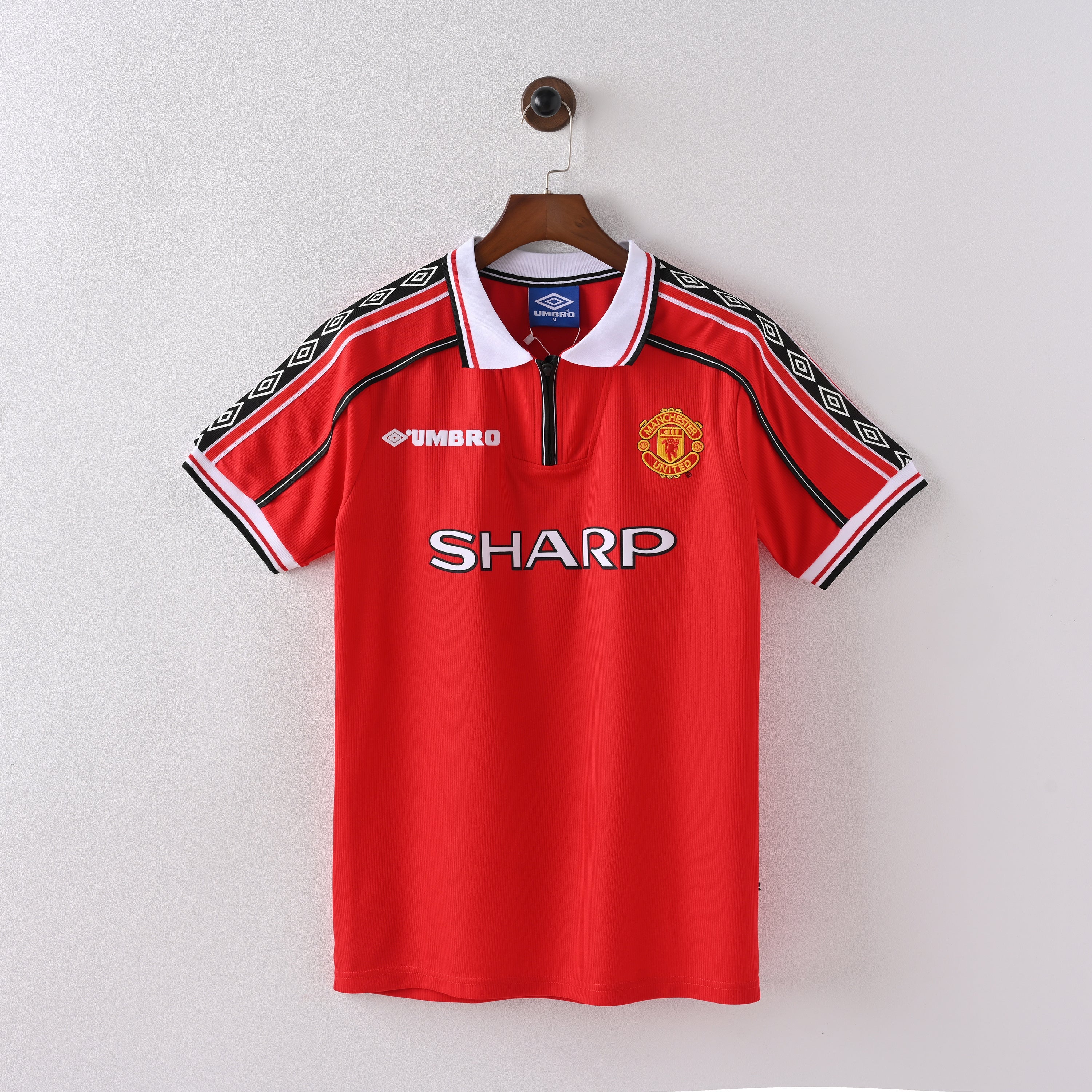 Maillot Manchester United Retro Vintage 1998-1999 Domicile Homme
