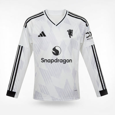 Maillot Manchester United Exterieur Manches Longues Homme 2025 2026 Blanc