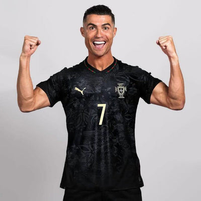 Maillot Portugal Ronaldo 2025 2026 Noir