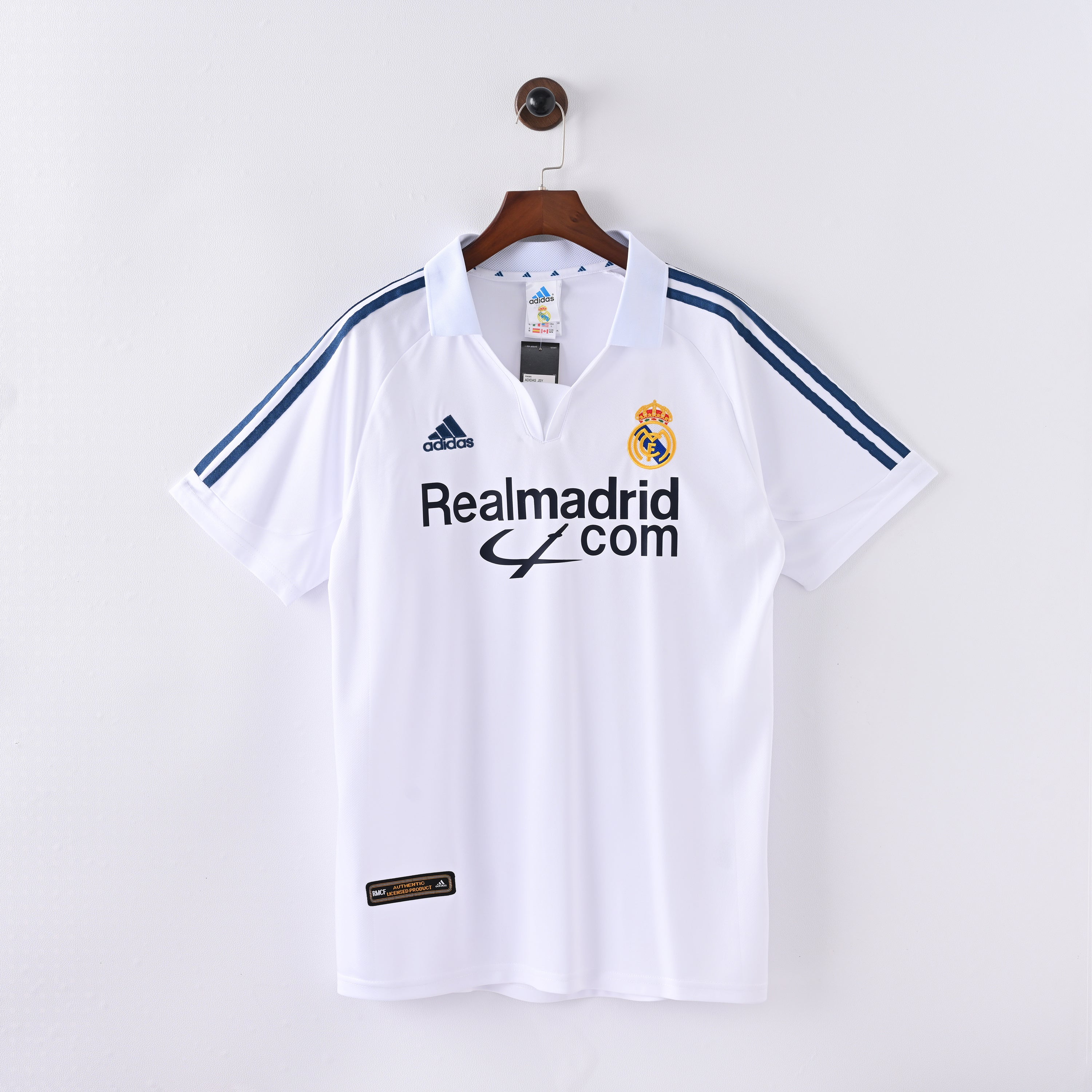 Maillot Real Madrid Retro Vintage 2001-2002 Domicile Homme