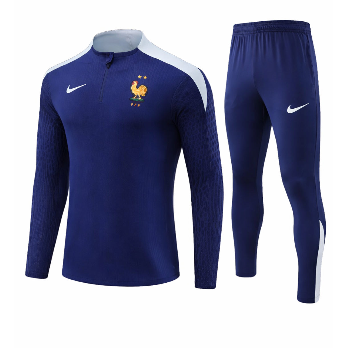 Survetement France Training Homme/Enfant 2024 2025 Bleu