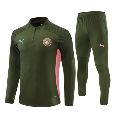 Survetement Manchester City Training Homme/Enfant 2024 2025 Vert | Foot Sport