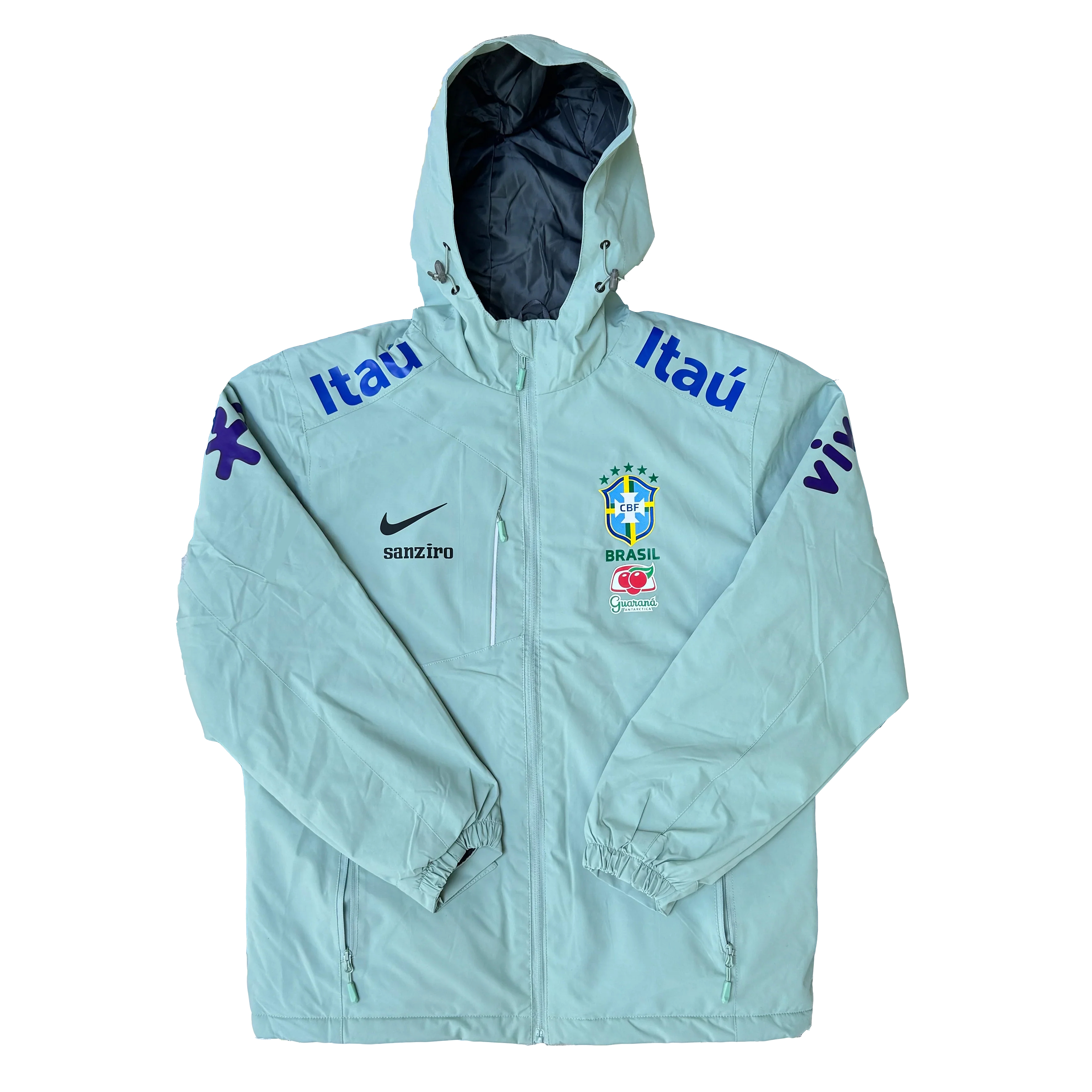 Veste Bresil Sanziro Braziro Jacket Bleu Pistache - Foot Sport