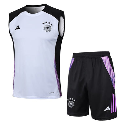 Debardeur Short Allemagne Homme 2024 2025 Blanc