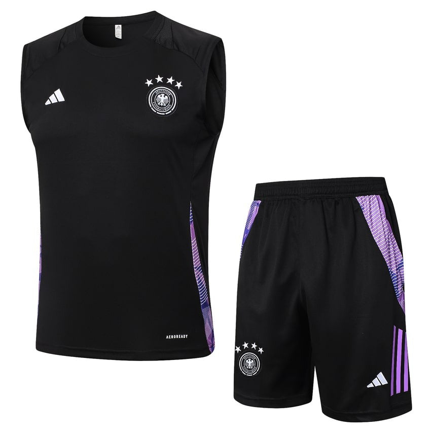 Debardeur Short Allemagne Homme 2024 2025 Noir
