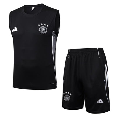 Debardeur Short Allemagne Homme 2025 2026 Noir Blanc
