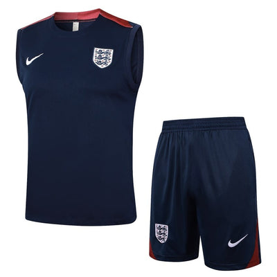 Debardeur Short Angleterre Homme 2024 2025 Bleu Foncé