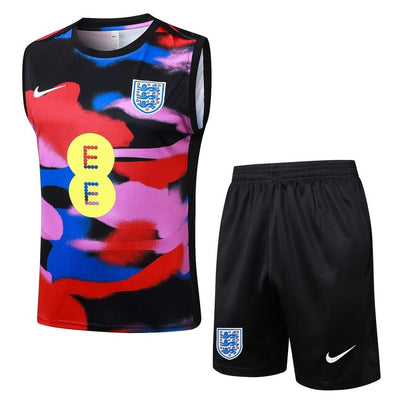 Debardeur Short Angleterre Homme 2025 2026 Rouge Rose