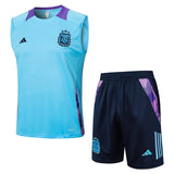 Debardeur Short Argentine Homme 2024 2025 Bleu Ciel 1