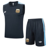 Debardeur Short Argentine Homme 2025 2026 Bleu Sombre 1