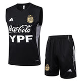 Debardeur Short Argentine Homme 2025 2026 Noir Nuit 1