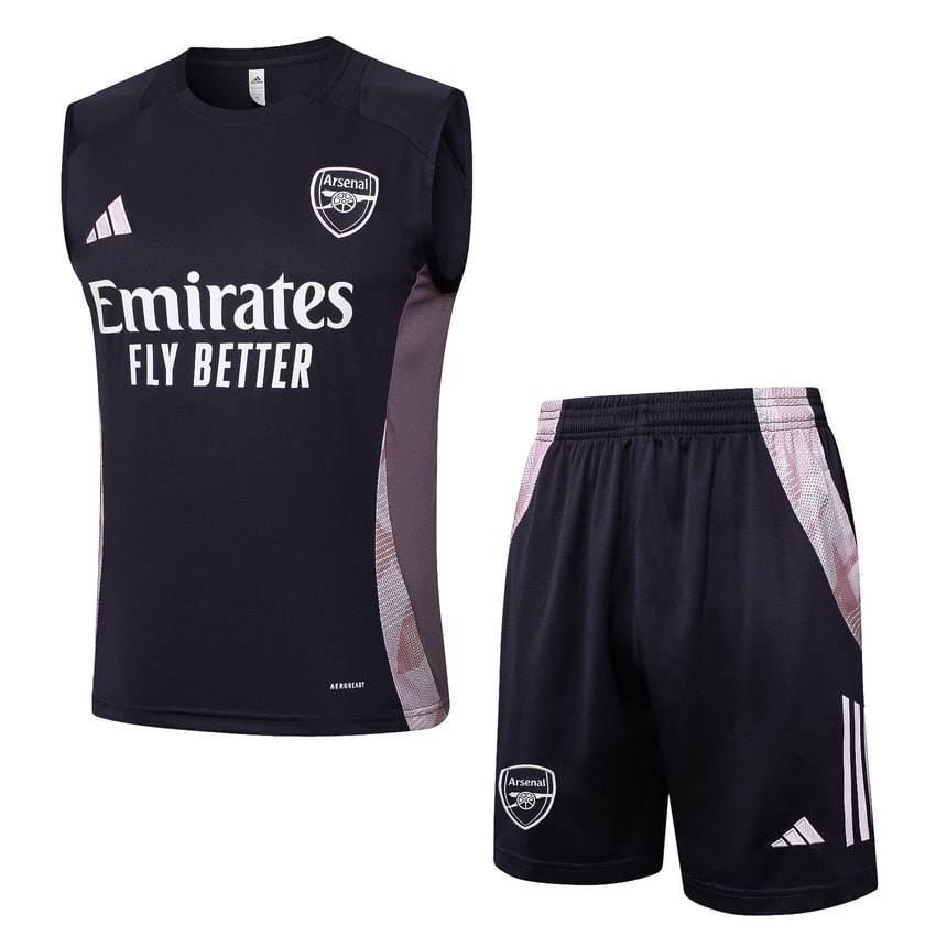 Debardeur Short Arsenal Homme 2024 2025 Noir | Foot Sport