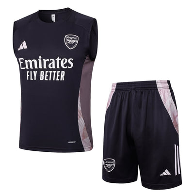 Debardeur Short Arsenal Homme 2024 2025 Noir | Foot Sport
