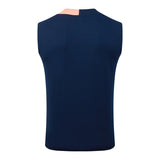 Debardeur Short Barcelone Homme 2025 2026 Bleu Orange 4