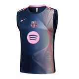Debardeur Short Barcelone Homme 2025 2026 Bleu Rose 3