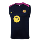 Debardeur Short Barcelone Homme 2025 2026 Noir Rose | Foot Sport 2