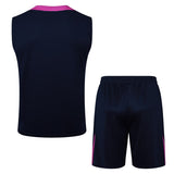Debardeur Short Barcelone Homme 2025 2026 Noir Rose | Foot Sport 3
