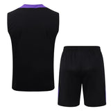 Debardeur Short Barcelone Homme 2025 2026 Noir Violet | Foot Sport 2