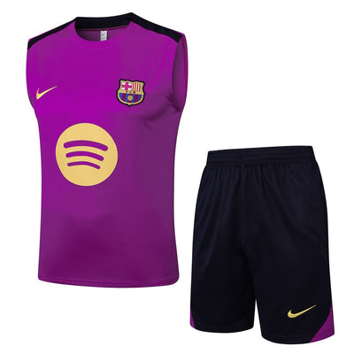 Debardeur Short Barcelone Homme 2025 2026 Rose Foncé | Foot Sport