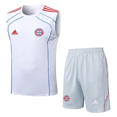 Debardeur Short Bayern Munich Homme 2025 2026 Blanc | Foot Sport