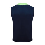 Debardeur Short Bresil Homme 2024 2025 Bleu Foncé 4