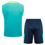 Debardeur Short Bresil Homme 2024 2025 Vert 2